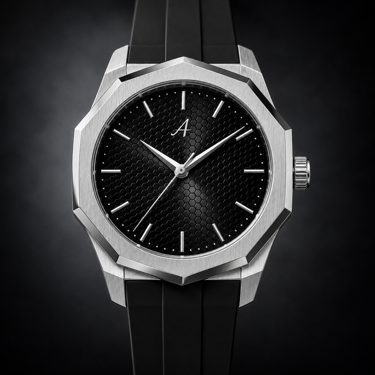 AT.10 Pulse silver and black design